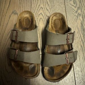 Birkenstock Olive Double Strap Sandals